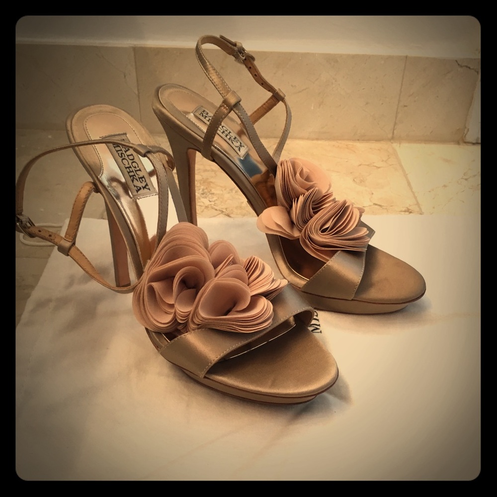 Badgley Mischka evening heels